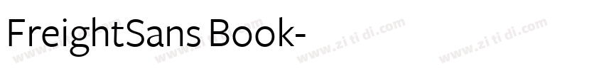 FreightSans Book字体转换